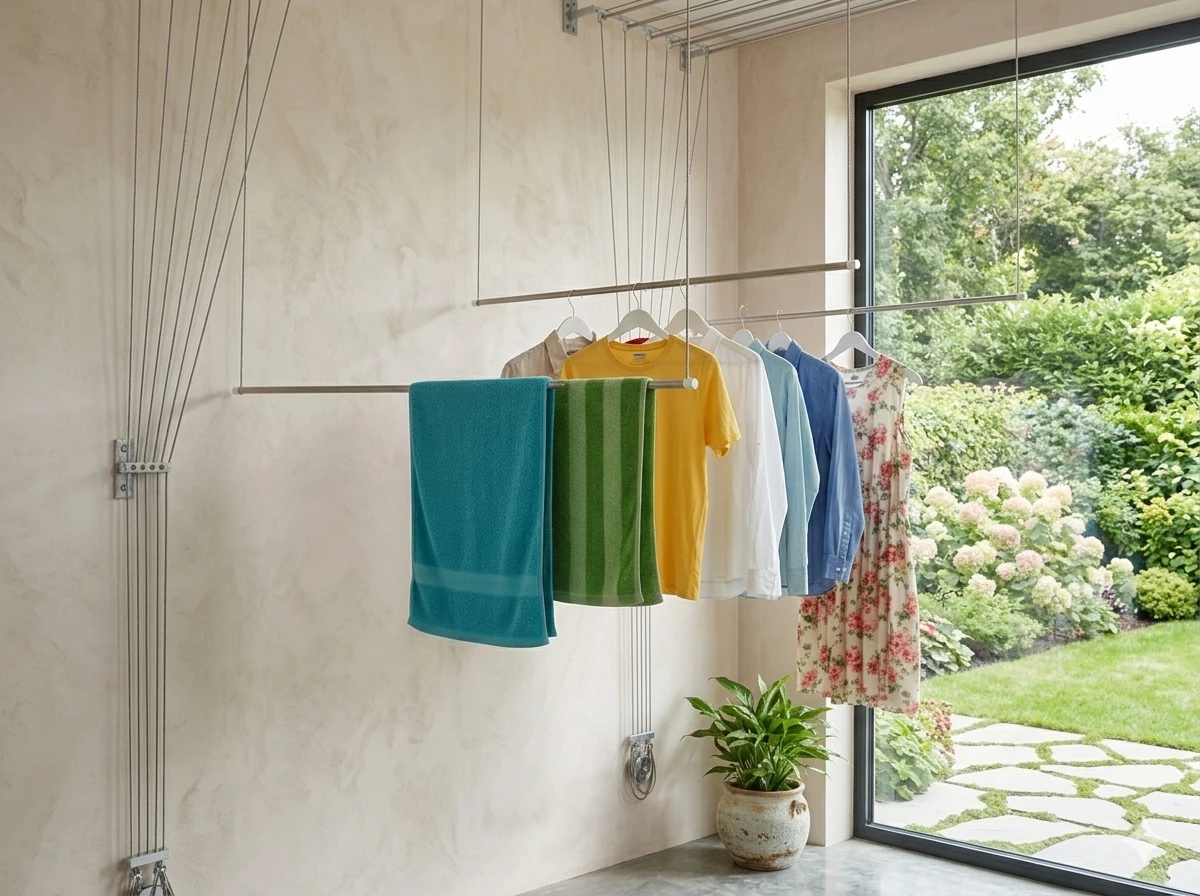 Cloth Hangers installation in Madhapur, Hyderabad