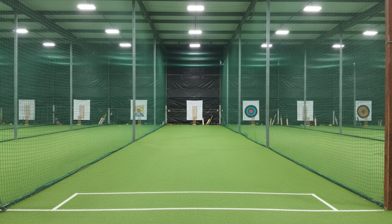 Cricket Ground Nets installation — Kompally